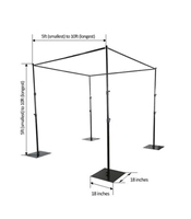 Arche de mariage en métal de 1,8 m pour décoration extérieure, écran de fond de scène, accessoires de mariage, arche de mariage en fer forgé à tube unique, support circulaire pour arche en métal