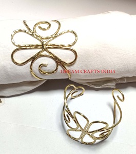 Brazalete dorado ajustable de alta calidad, brazaletes de moda para mujer, nuevo listado, accesorios de Metal de latón liso - Product Image 4