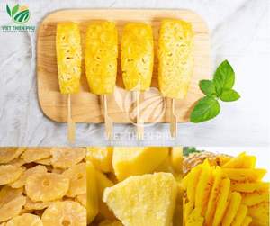 Envase al vacío de agua preservada IQF para importadores mayoristas, VIET THIEN, trozos de piña congelada orgánica premium a granel, - Product Image 4