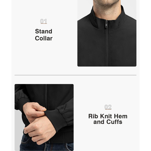 Chaqueta Cortavientos Personalizada con Logotipo, Impermeable, Moderna, Elegante, Ligera, Informal, Clásica para Hombre - Product Image 4