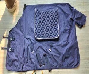 Ensemble de tapis de selle équestre d'été personnalisé de Kanpur, Inde, tissu en nylon de qualité pour l'équitation - Product Image 2