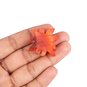 พลอยคาร์เนเลียนสีส้ม 76.5 กะรัต สำหรับทำเครื่องประดับ พลอยหลวม พลอยทำมือ พลอยซันสโตน พลอยคาร์เนเลียน - Product Image 4