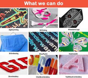 Sweat-shirts surdimensionnés 100% coton avec broderie de lettres graphiques personnalisées, effet délavé à l'acide, fermeture éclair, strass et appliques - Product Image 6