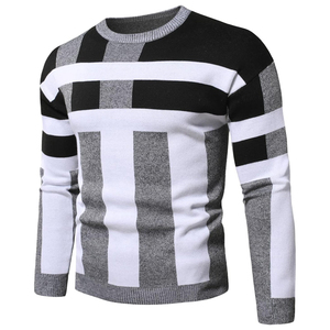 Saison d'été Pull en laine de haute qualité pour hommes tricoté à la main 100% laine avec motif tricoté élégant - Product Image 3