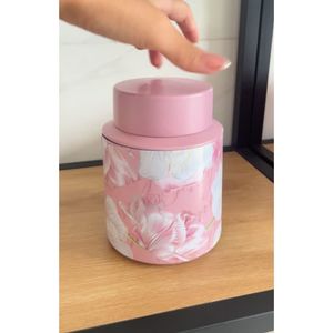 Vente en gros Boîte en métal de qualité alimentaire personnalisée avec couvercle Design rond pour le thé, le café, le sucre, les biscuits, les collations à usage professionnel - Product Image 1