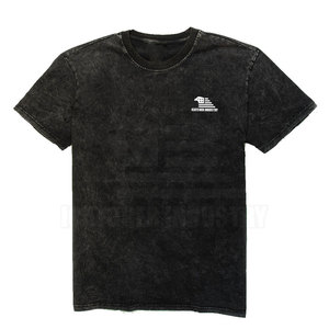 2025 haute qualité lavage à l'acide t-shirt en gros 100% coton lavage à l'acide hommes t-shirts à vendre - Product Image 1