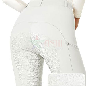 Leggings d'équitation pour femmes, fabrication directe OEM ODM, collants de sport d'équitation, imperméables, coupe-vent, en spandex/polyester, taille adulte - Product Image 2
