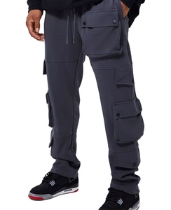 กางเกงวิ่งขายาวผ้าคอตตอนระบายอากาศมีลายพิมพ์โลโก้ - Product Image 1