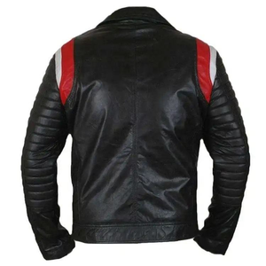 Chaqueta de Cuero para Hombre al por Mayor, Cuello Alto, Logotipo Frontal, Impermeable, Cortavientos, Ajustada, Colores y Tallas Personalizadas, Cálida y Transpirable para Invierno - Product Image 4