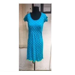 Robe décontractée grande taille à col en U pour femmes de haute qualité en vente par un fabricant indien à bas prix pour femmes - Product Image 1