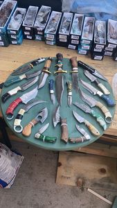 มีดดาบดามัสกัสราคาดีที่สุด ชุดรวมหลากหลายแบบ พร้อมซองหนัง ทำมือ คมเต็มที่ ไม่มีตำหนิ - Product Image 2