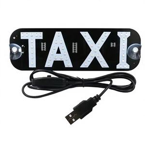 Lampe publicitaire de toit de taxi à LED bleue de haute qualité avec USB 5V pour affichage sur le toit de la voiture - Product Image 2