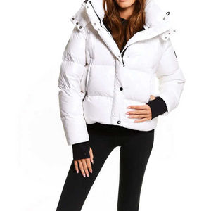 Ventes en gros, nouveau MOQ bas, OEM, veste matelassée à bulles pour femmes, fabrication sur mesure, veste d'hiver chaude, respirante et confortable, vestes matelassées pour femmes - Product Image 3