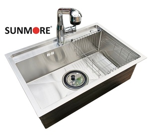 8548 sunmore อ่างล้างจานสแตนเลสติดบน304มาตรฐานสากลส่งตรงจากโรงงานเวียดนาม - Product Image 3
