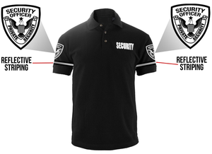 CAMISETA POLO DE SEGURIDAD DE ALGODÓN PERSONALIZABLE, UNIFORME DE GUARDIA DE SEGURIDAD A TARIFA DE FÁBRICA AL POR MAYOR SERVICIO OEM DISPONIBLE - Product Image 1