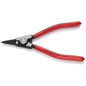 For Knipex Black Atramentized Circlip Pliers Head <b>Polished</b> with <b>Plastic</b>-Coated Handles for Grip Rings on Shafts - Product Image 1