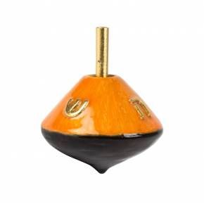 Juego de 4 Dreidels de Resina y Aluminio con Letras Hebreas de Colores Cazenove, Precio al por Mayor, para Decoración del Hogar en Hanukkah, Juguete Festivo - Product Image 6