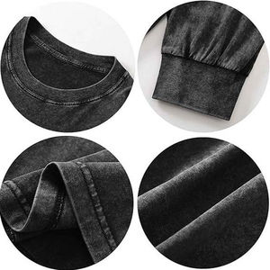 Sweat-shirts délavés à l'acide 2026, poids lourd, délavés à l'acide, 100% coton, sur mesure, délavés à l'acide lourd, sweat-shirts basiques pour hommes en provenance du Pakistan - Product Image 5
