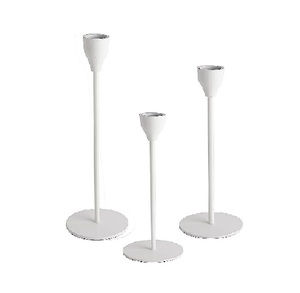 Factory Wholesale 3pcs Classical Style Matte <b>Brass</b> <b>Candlestick</b> for Exquisite Wedding Table Candle Stand Christmas Home Decor - Product Image 3