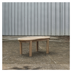 โต๊ะกาแฟธรรมชาติสไตล์โมเดิร์นพร้อมโต๊ะโค้งทรงไตโต๊ะกาแฟสำหรับสวนในบ้านเฟอร์นิเจอร์กลางแจ้งเป็นมิตรกับสิ่งแวดล้อม - Product Image 6