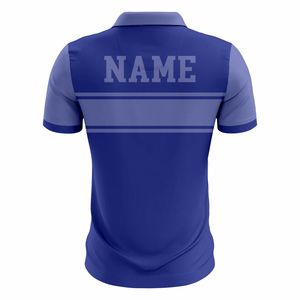 Hommes stylisés tricotés sur mesure pour les polos avec motif imprimé Confort et style adaptés - Product Image 2