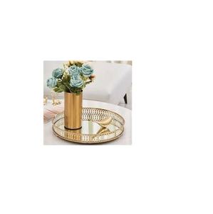 Classic Aluminum Casted Silver Flower <b>Vase</b> with <b>Unique</b> Design for Home Decoration Metal Decorative Ornament <b>Vase</b> - Product Image 1