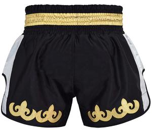 กางเกงมวยไทยอเมริกัน โพลีเอสเตอร์ คุณภาพสูง ยืดหยุ่น แห้งเร็ว น้ำหนักเบา แบบเรโทร ไม่มีลาย สำหรับมืออาชีพ ขายส่ง - Product Image 2