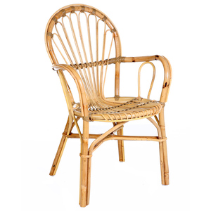 Silla de pavo real de ratán tejida a mano clásica elegante, asientos duraderos para interiores y exteriores, mejora el hogar, sala de estar, apartamento, Villa - Product Image 1