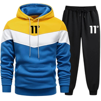 Ensemble de sweats à capuche zippés intégraux pour hommes, en polaire technique épaisse 400g, imperméable, avec poches, couleur unie, haute qualité, personnalisable avec logo, vente en gros pour l'hiver