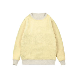 Vente à chaud de haute qualité sweat-shirt pour hommes imprimé de logo personnalisé polaire d'hiver avec technique de teinture unie - Product Image 4