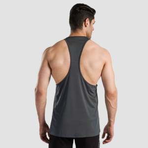 Camiseta sin mangas gris para hombre - Product Image 3
