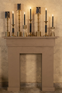 Candelabro de Metal dorado de lujo hecho a mano, decoración atractiva para el hogar para el Festival de Navidad para decoraciones de mesa de comedor - Product Image 6