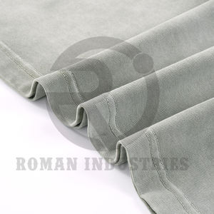 เสื้อยืดผู้ชายผ้าคอตตอนขนาดใหญ่ทรงฮิปฮอปผ้าคอตตอนโอเวอร์ไซส์ลายปักโลโก้ - Product Image 6