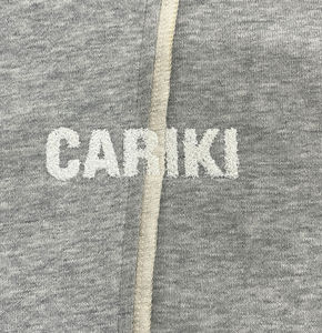 Sudadera con Capucha Extra Grande de Verano, Lavada al Ácido, Térmica, 100% Algodón, Holgada, con Cierre para Hombre - Product Image 4