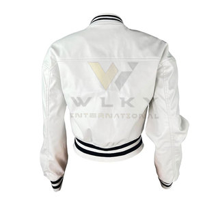 แจ็กเก็ตตัวอักษรสำหรับผู้หญิงแห้งเร็วแจ็คเก็ตตัวอักษรย้อมสีล้วนสำหรับผู้หญิงสวมใส่สบาย - Product Image 3