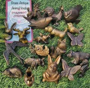 Modern Dinosaur Design Brass Antique Cast Iron <b>Door</b> Knobs Drawer Cabinet Pull Handle <b>for</b> Wardrobe Dresser Bedroom Kitchen - Product Image 4