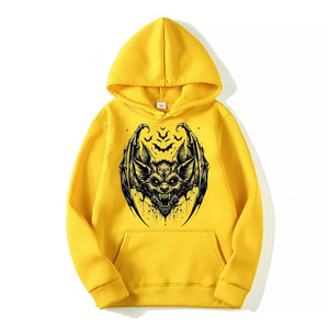 Sudaderas con capucha lisas con estampado de logotipo personalizado al por mayor de cuello alto, sudadera con capucha de corte y costura de gran tamaño Unisex - Product Image 3