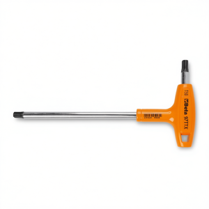 Chrome-Plated <b>Offset</b> Male Wrenches with Handle for Torx Head <b>Screwdriver</b> - Product Image 2