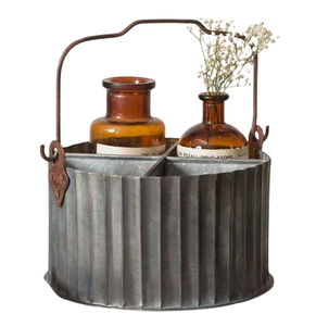 Quantité en vrac Bouteille en métal galvanisé Caddy Usage Home Hotel Room Restaurant Home and Kitchenware Accessories - Product Image 5