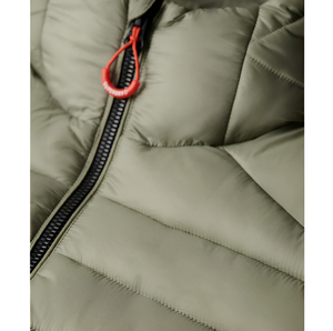 Latest Style Lightweight Windproof Hooded Puffer Jacket for <b>Men</b> Custom Made Printing Canvas Fabric Winter New Arrival Letter - Product Image 2