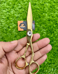 Ciseaux de salon professionnels meilleure qualité enduit or coiffure ciseaux de coiffeur en acier inoxydable tranchant en acier inoxydable tranchant - Product Image 2