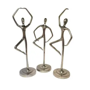 Decoration Hot Sale Home Metal Ornaments Fashion Personality Abstract Angel Figure Sculpture home decor