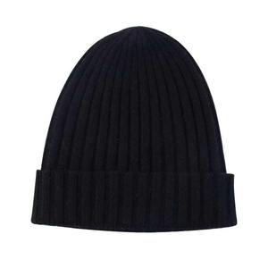 Bonnet d'hiver en tricot personnalisé pour hommes Bonnet en cachemire de couleur unie OEM - Product Image 1