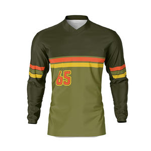 Maillot de motocross Moto Dirt MX de haute qualité, étiqueté sur mesure, taille XL, vêtements de sport respirants conçus pour les clubs de course MX Apparel - Product Image 1