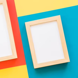 Marco de fotos con incrustaciones de hueso refinado de acero inoxidable con impresión UV - Product Image 1