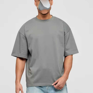 Drop Shoulder T <b>Shirts</b> <b>Men</b> Crew Neck Lightweight Oversize Tee <b>Shirt</b> <b>Men's</b> Wholesale Jogging Loose Fit T <b>Shirt</b> <b>Mens</b> - Product Image 1