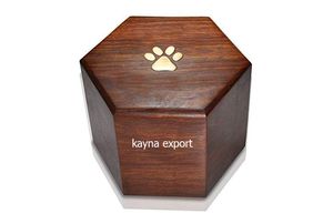 URNA DE MADERA PARA MASCOTAS DE DISEÑO MODERNO URNA DE CREMACIÓN SOSTENIBLE DE MADERA MÁS ASEQUIBLE Y DURADERA PARA USO FUNERAL Y DE CREMACIÓN CON DESCUENTO - Product Image 6