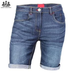 กางเกงยีนส์ขาสั้นผู้ชาย ลายเรียบ คุณภาพสูง ระบายอากาศ แห้งเร็ว ผ้าฝ้าย 100% สไตล์ลำลอง มีกระเป๋า ราคาถูก ผลิตจากโรงงาน - Product Image 6