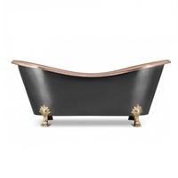 Style Vintage Nouvelle Baignoire En Cuivre Argent Intérieur En Gros Fantaisie Baignoire Taille Personnalisée Bas Prix Dernière Conception Baignoire En Cuivre