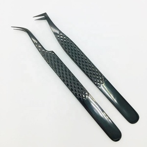Nuevas pinzas para extensión de pestañas postizas, pinzas de acero inoxidable, juego de tijeras, pinzas para extensión de pestañas sólidas, visón sostenible - Product Image 6